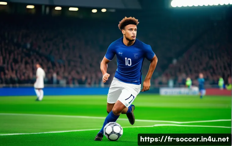 축구 유망주 스토리 공유 - **Prompt 1: The Ascending Star**
    "A dynamic, high-resolution action shot of a young, athletic Fr...